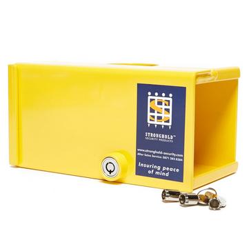 Yellow MAYPOLE Strongbox Hitch Lock