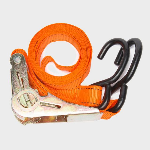 Orange Mountney 3.5m Ratchet Strap And Hook image 1