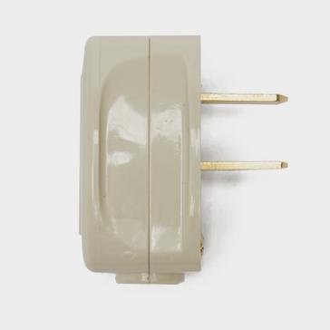 White W4 Clipsal 2-pin 12V Plug
