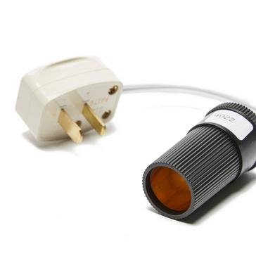 Black W4 Adapt It 12v Cigar Socket to Clipsal Style 2-Pin Plug