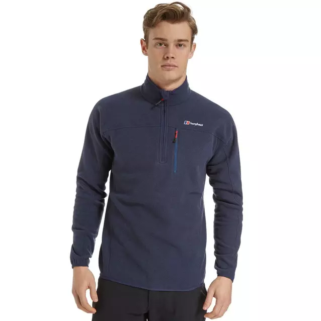 Berghaus stainton half shop zip fleece black