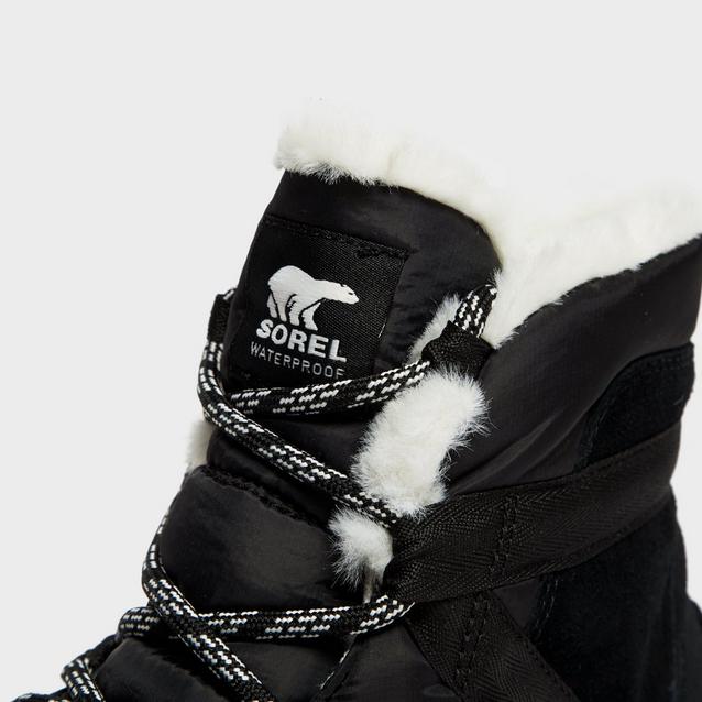 sorel whitney flurry boots black