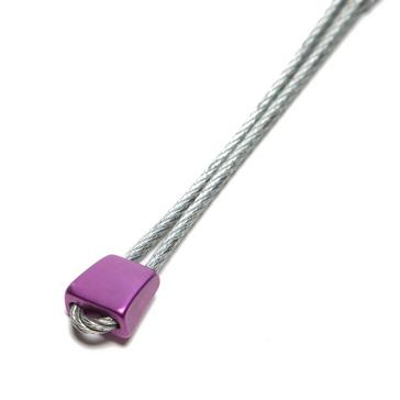 Purple WILD COUNTRY Anodised Rock on Wire 1