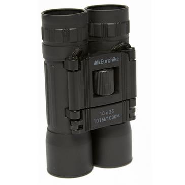 Black Eurohike 10x25 Binoculars