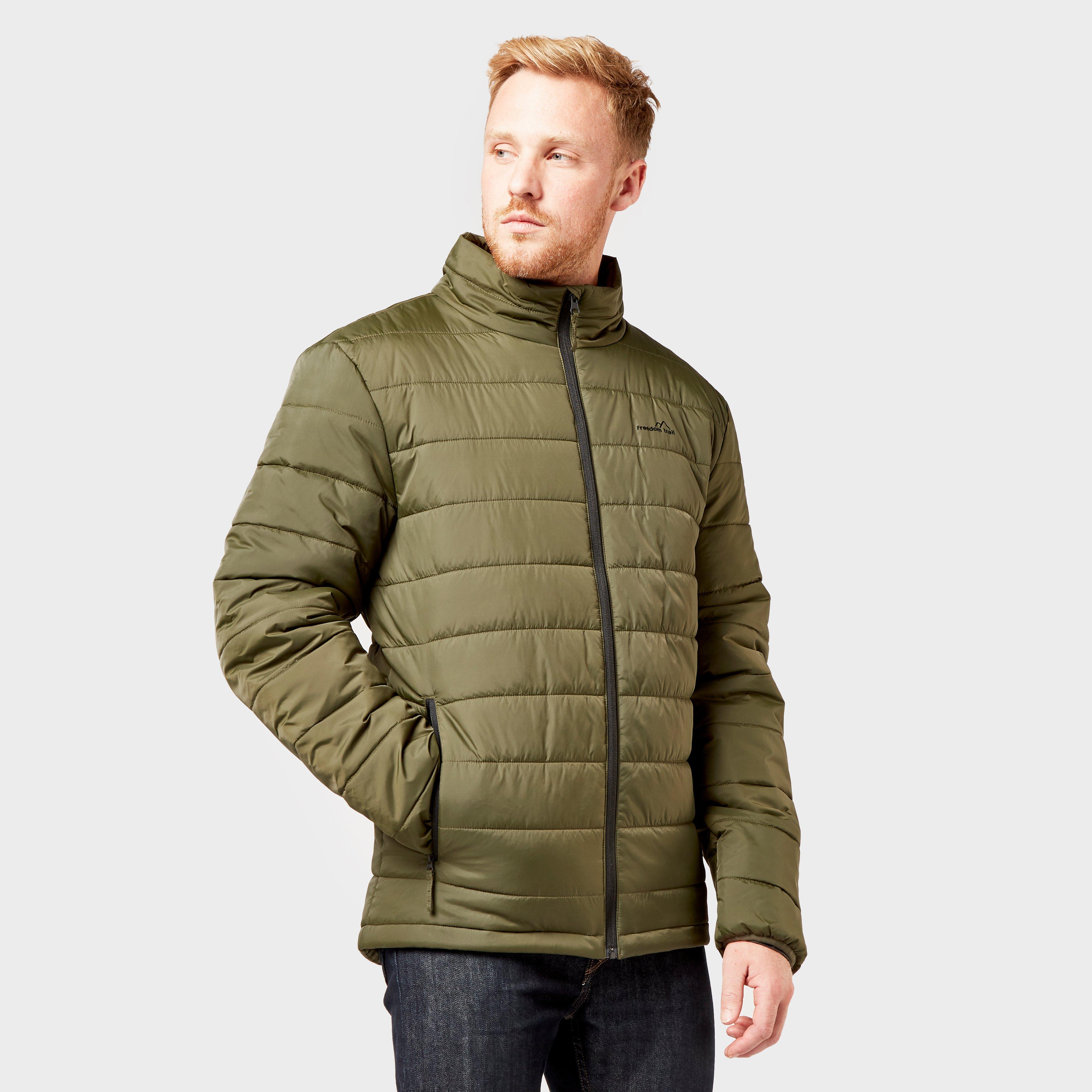 Freedom Trail Freedom Trail Mens Blisco Padded Jacket - Khaki, Khaki Freedom Trail Freedom Trail Mens Blisco Padded Jacket - Khaki, Khaki