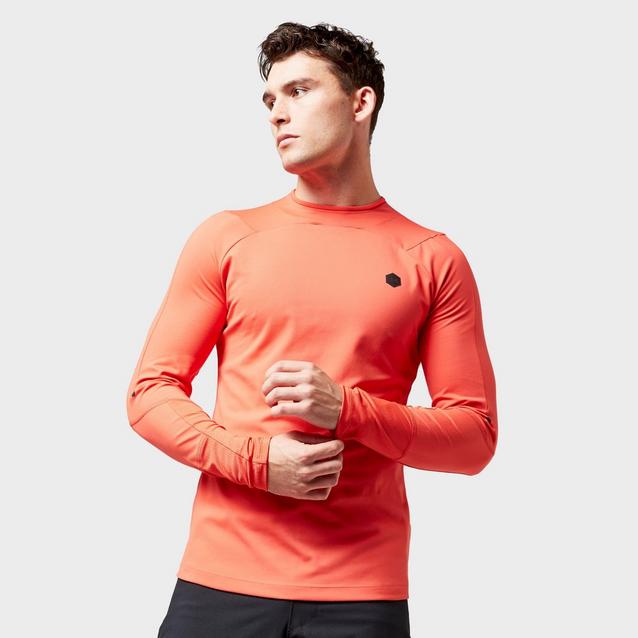 Orange under armour long sleeve shirt sale