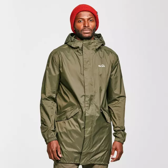 Mens parka sales rain jacket