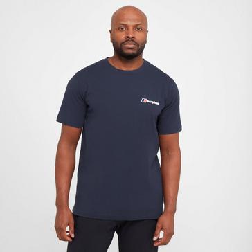 Navy Berghaus Back Logo Short Sleeve T-Shirt