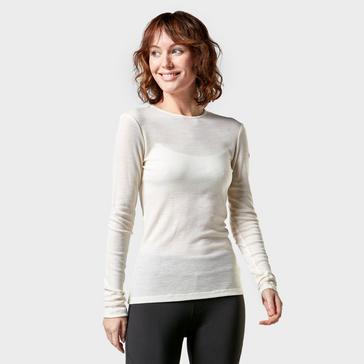 White Icebreaker Women's 175 Everyday Merino Long Sleeve Crew