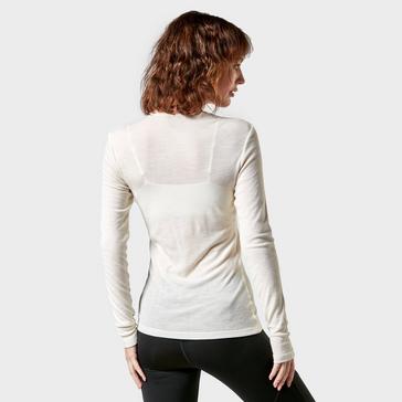 White Icebreaker Women's 175 Everyday Merino Long Sleeve Crew