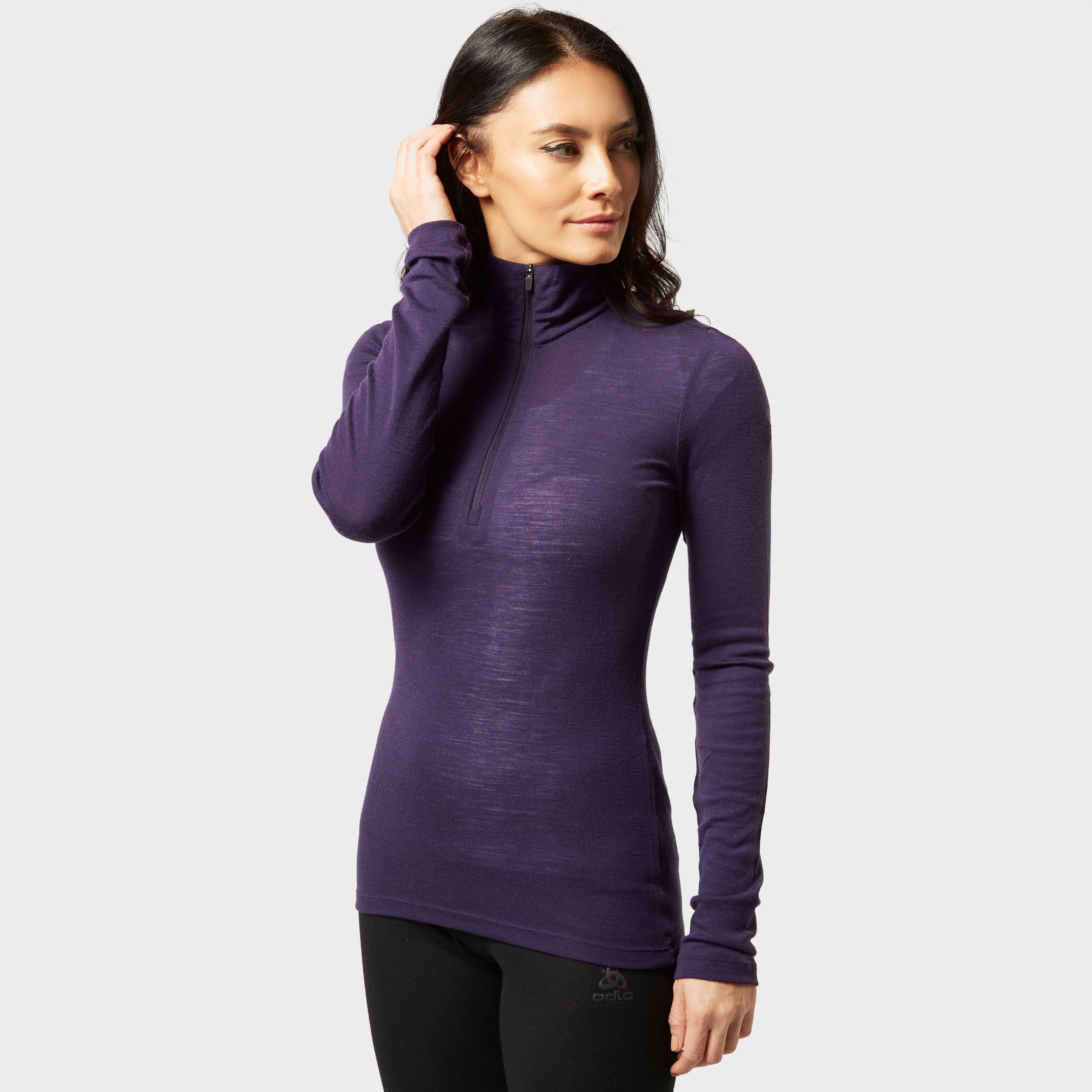 Icebreaker Icebreaker womens 175 Everyday Long Sleeve Half-Zip - Purple, Purple Icebreaker Icebreaker womens 175 Everyday Long Sleeve Half-Zip - Purple, Purple
