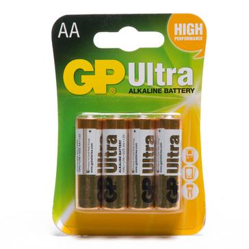 Multi GP Batteries Ultra Alkaline AA 4 Pack