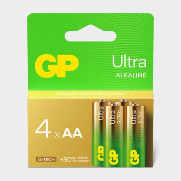 Green GP Batteries Ultra Alkaline AA 4 Pack