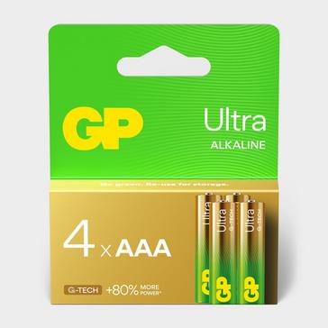 Multi GP Batteries Ultra Alkaline AAA Batteries (4 Pack)