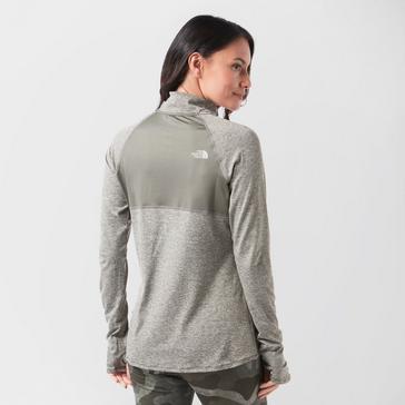 Grey The North Face Women's Ambition ½ Zip Top