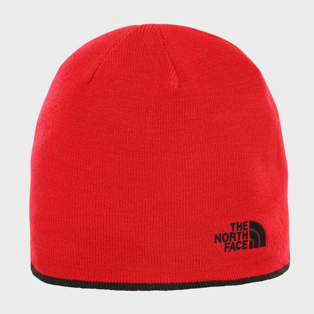 North face red hot sale beanie hat