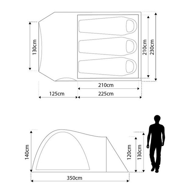 Avon Deluxe 3 Person Tent