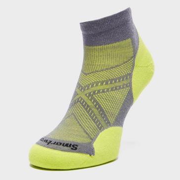Grey|Grey Smartwool Men's PHD Run Light Elite Mini Socks