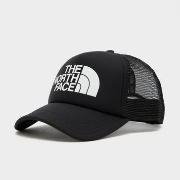 Black The North Face Logo Trucker Cap