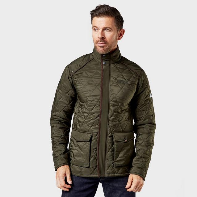 Regatta mens lander quilted sales water repellent walking jacket