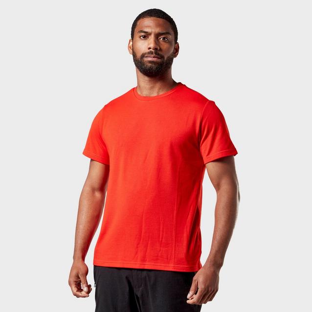 Red Craghoppers Men's Tech Short Sleeve T-Shirt image 1