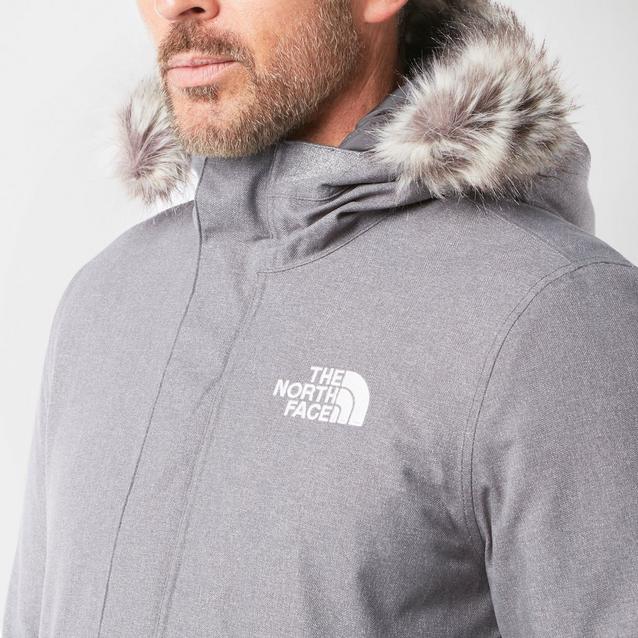 North face zaneck shop parka mens grey