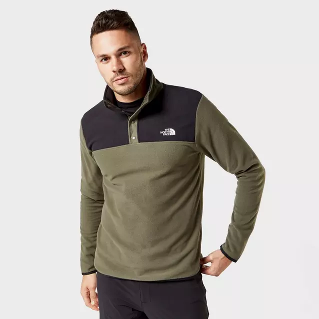 The North Face Men s TKA Glacier Snap Neck Fleece