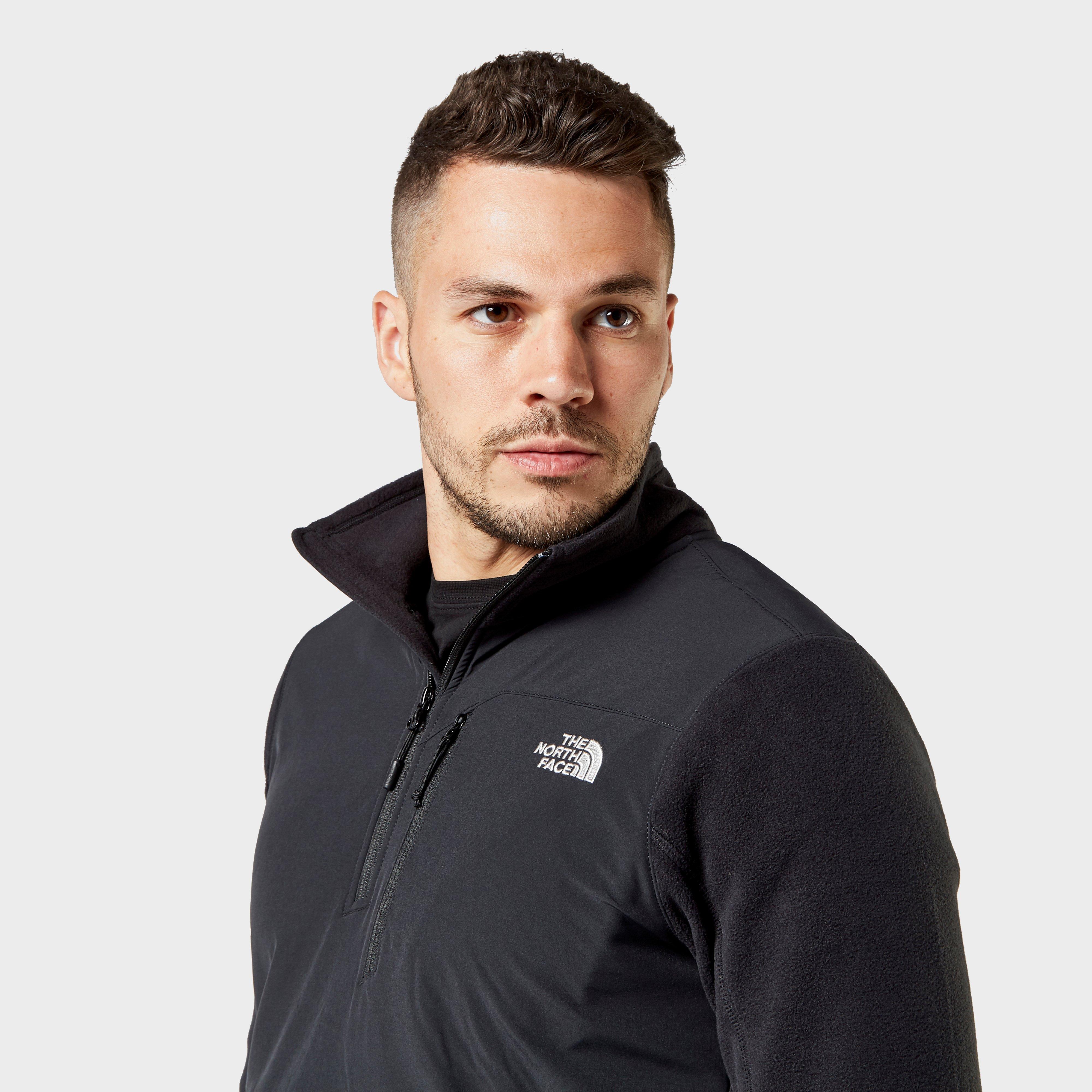 the north face men's glacier quarter zip fleece