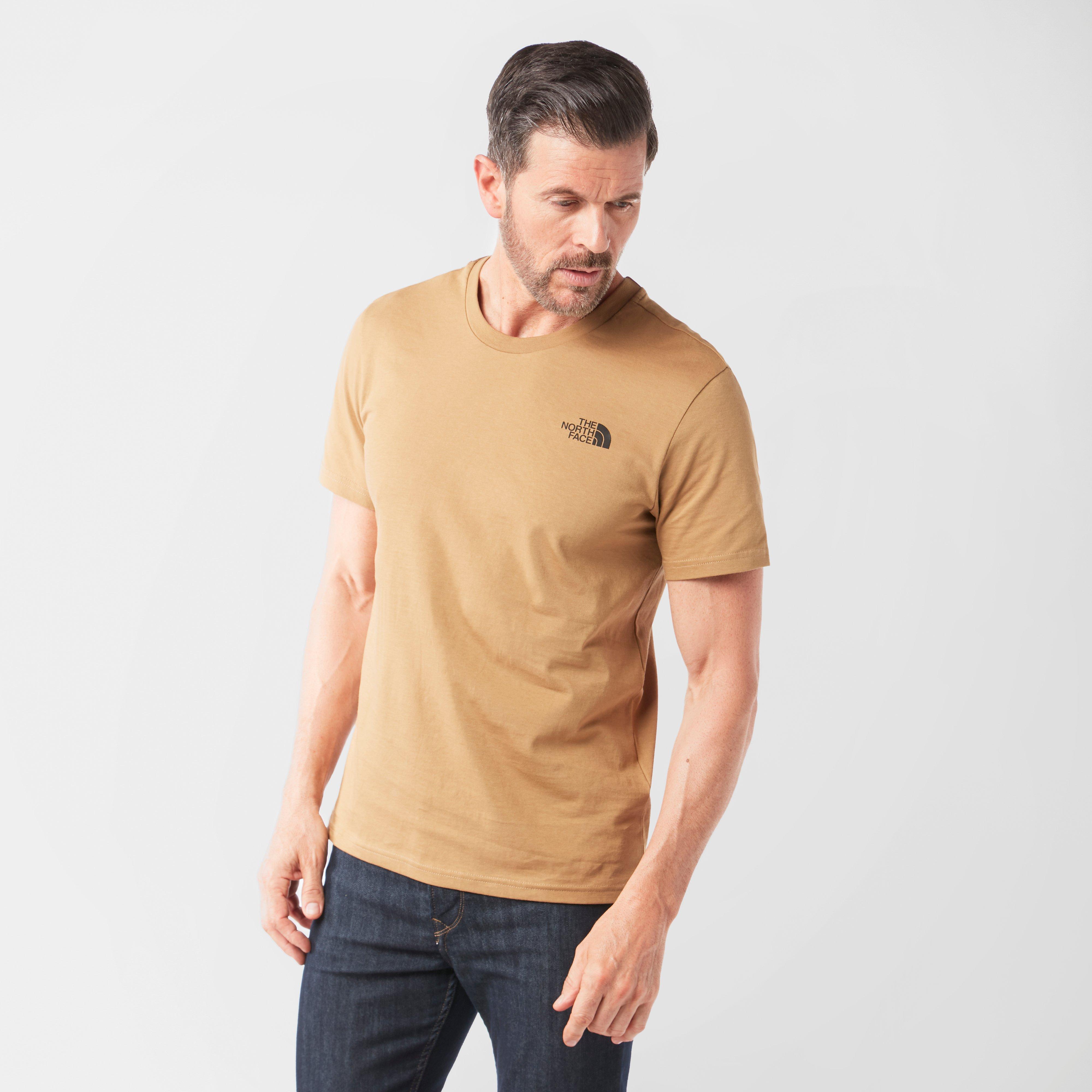 khaki north face t shirt