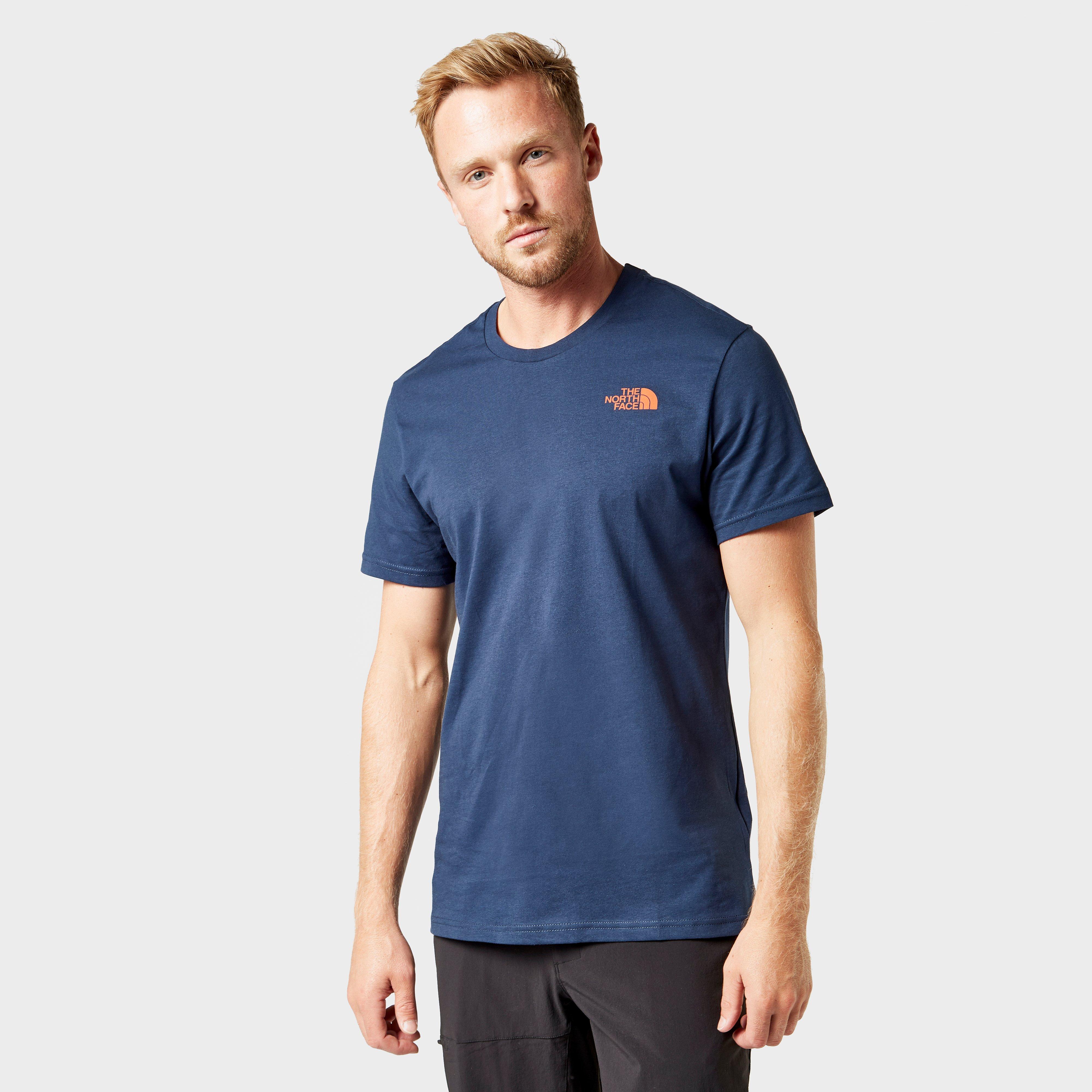 navy north face t shirt