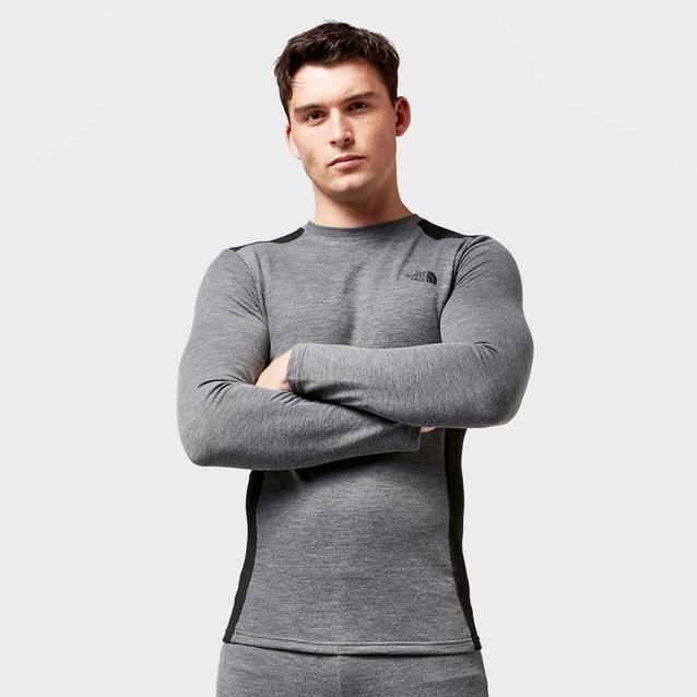 Grey|Grey The North Face Men's Easy Long-Sleeve Top image 1