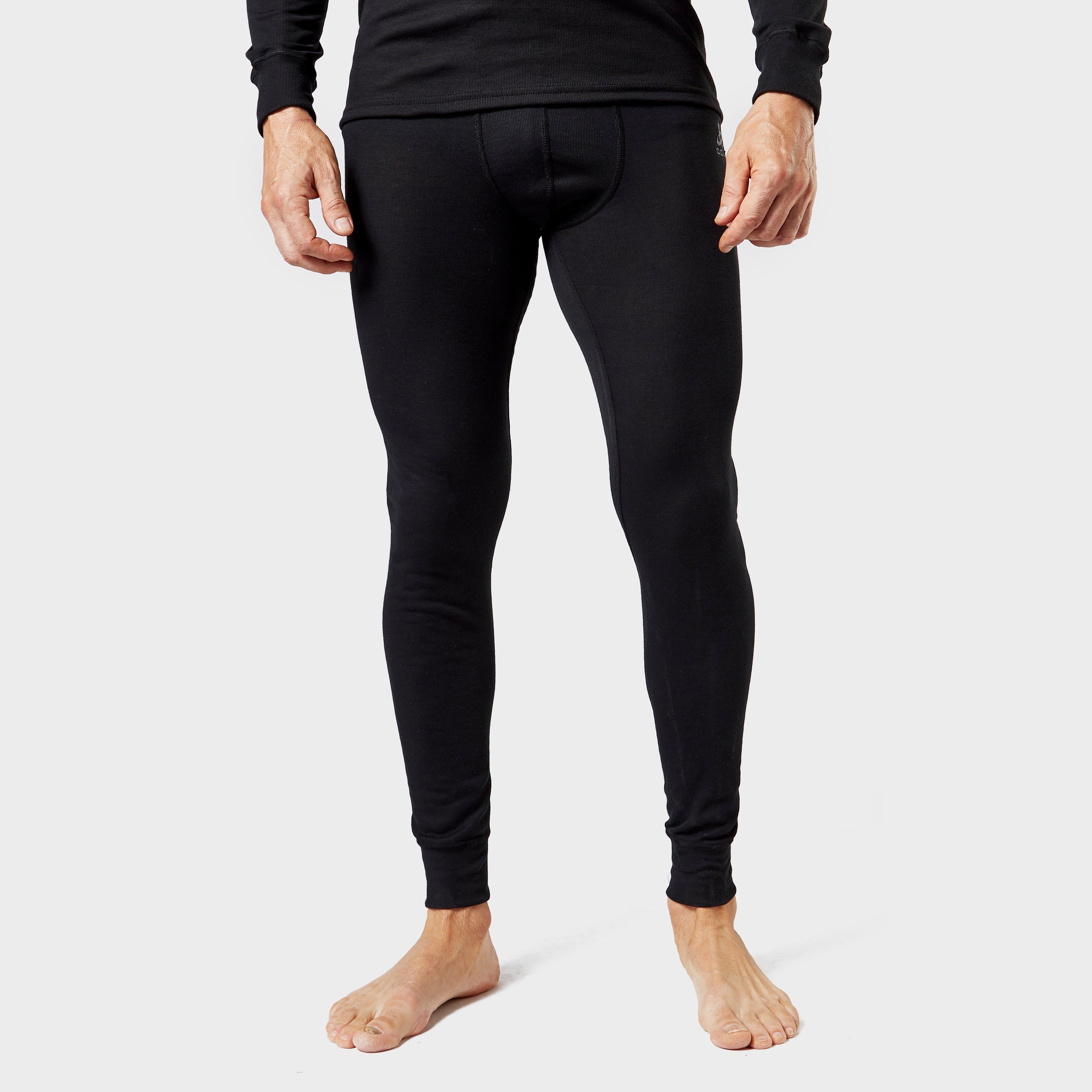 Odlo Odlo Mens Active Warm Legging Base Layer Pants - Black, Black Odlo Odlo Mens Active Warm Legging Base Layer Pants - Black, Black