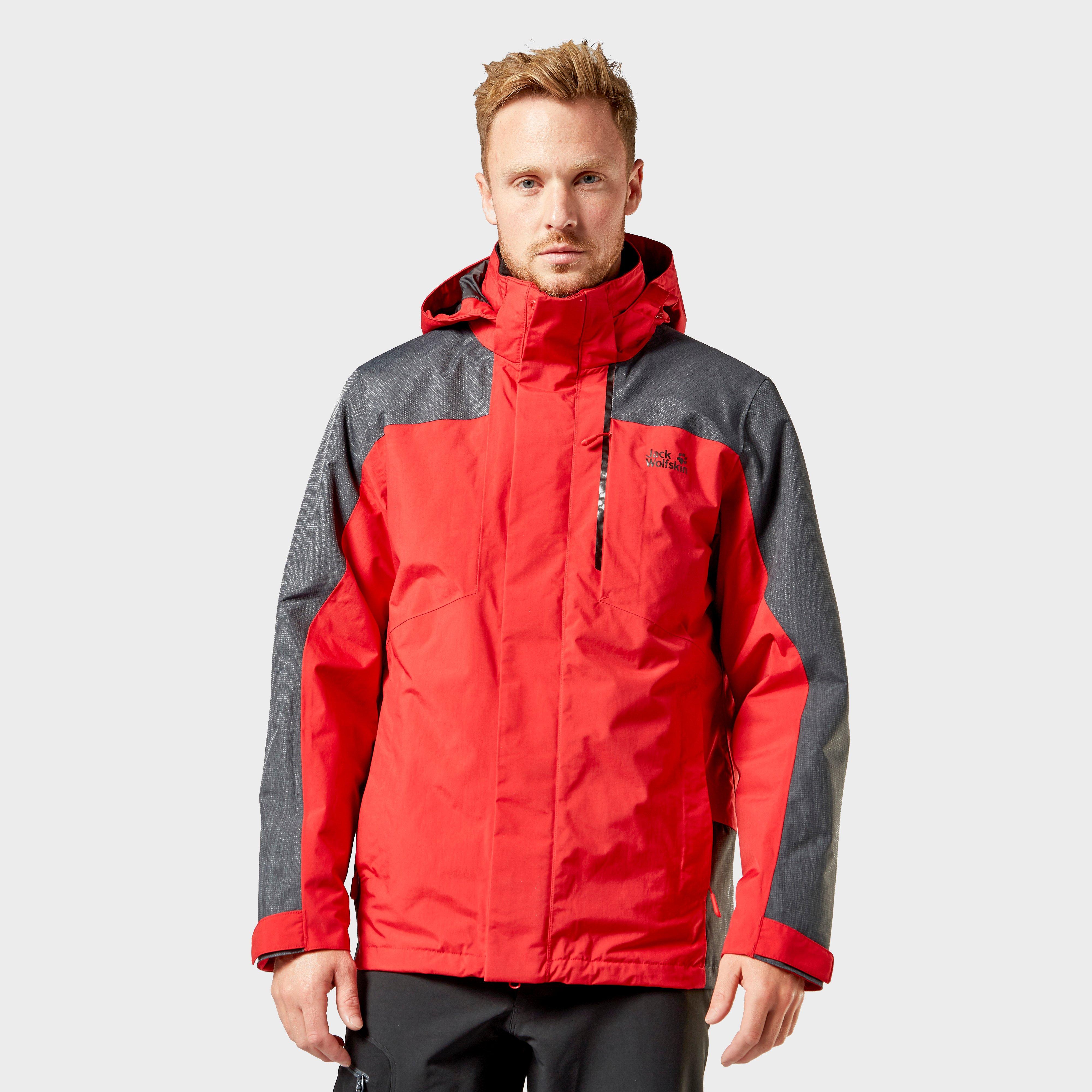 Jack wolfskin viking sky men's 3 in 1 waterproof jacket on sale