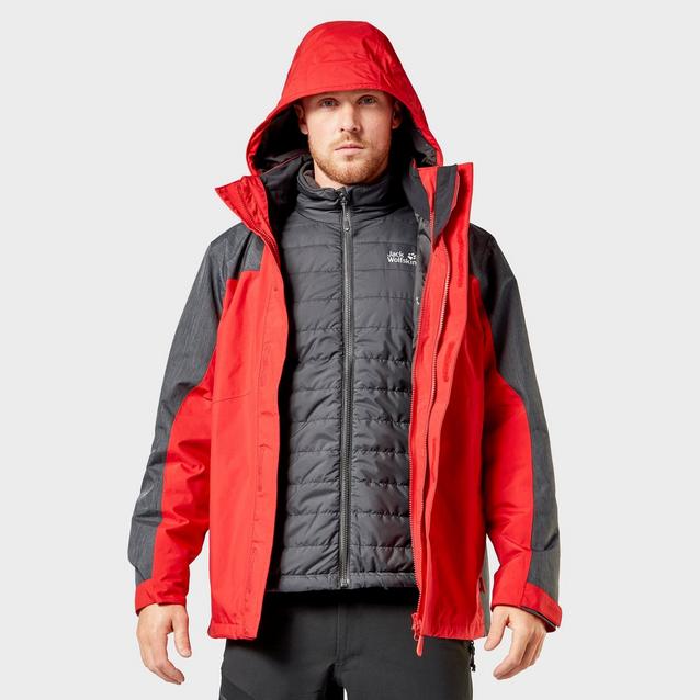 Men\'s Hardshell Sky Wolfskin Jacket Outdoors Viking 3in1 Jack | Ultimate