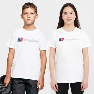 White Berghaus Kid's Logo Tee