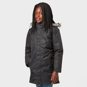 Black The North Face Kids' Arctic Swirl Down Jacket