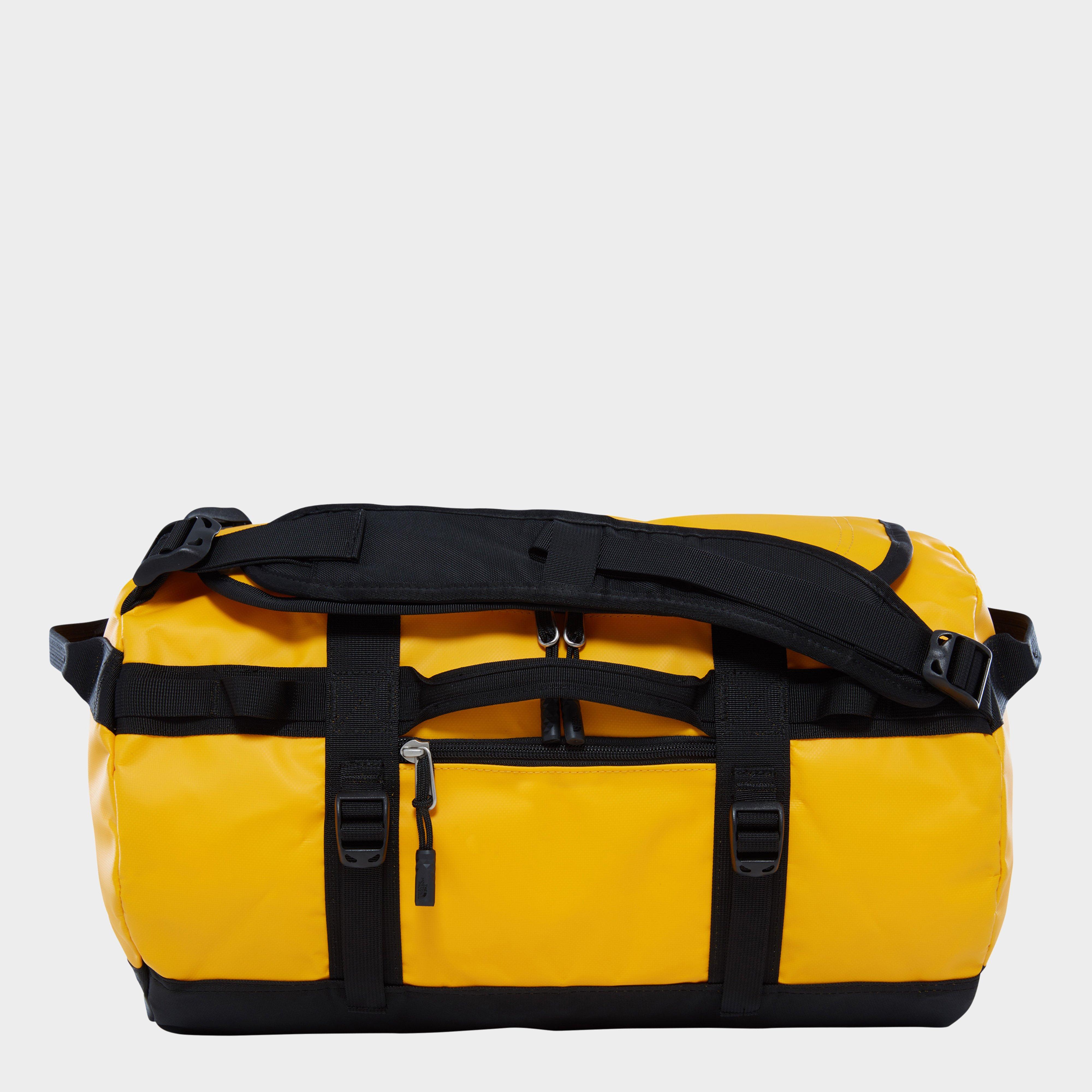 north face duffel bag small yellow