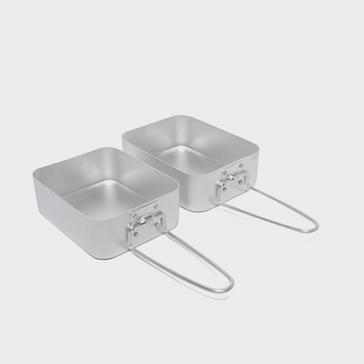 Silver Eurohike Mess Tins - 2 Pack