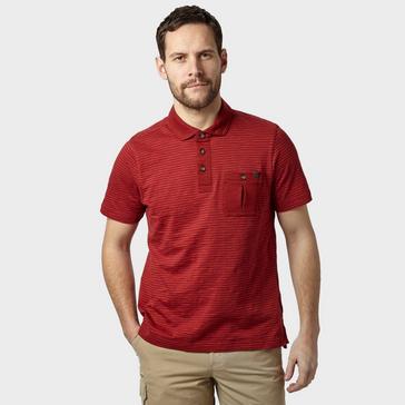 Red Brasher Men's Robinson Striped Polo Shirt