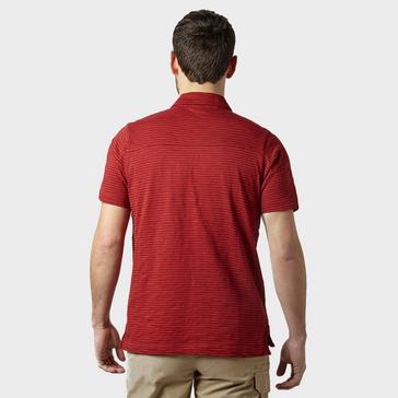 Red Brasher Men's Robinson Striped Polo Shirt