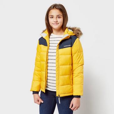 Yellow Didriksons Kids' Digory Puff Jacket