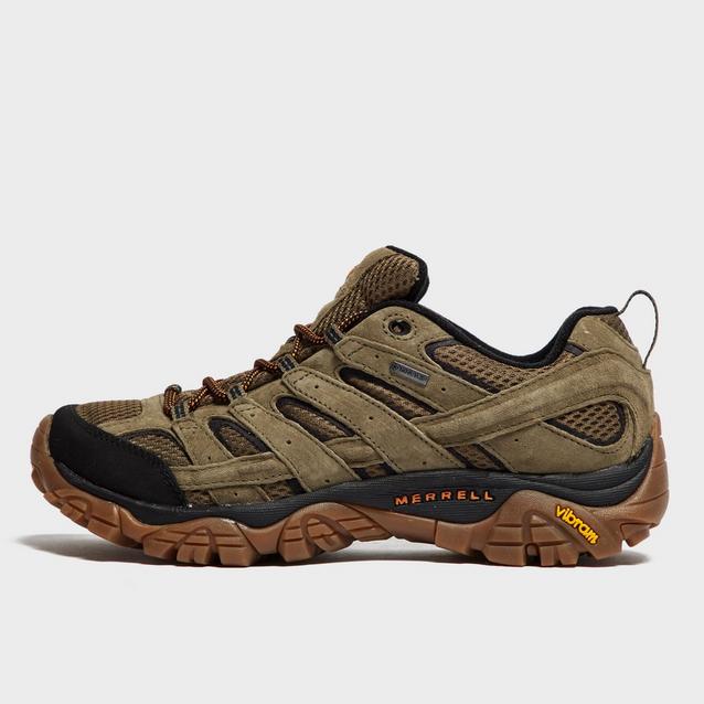 Khaki Merrell Men’s Moab 2 GORE-TEX® Walking Shoe image 1
