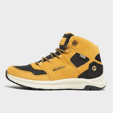 Yellow Merrell Kids' Ontario Mid Walking Boot
