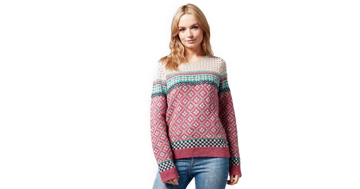 Weird fish women's steffi fair isle jumper sale