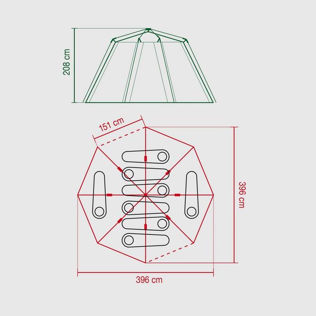 Coleman hotsell hexagon tent