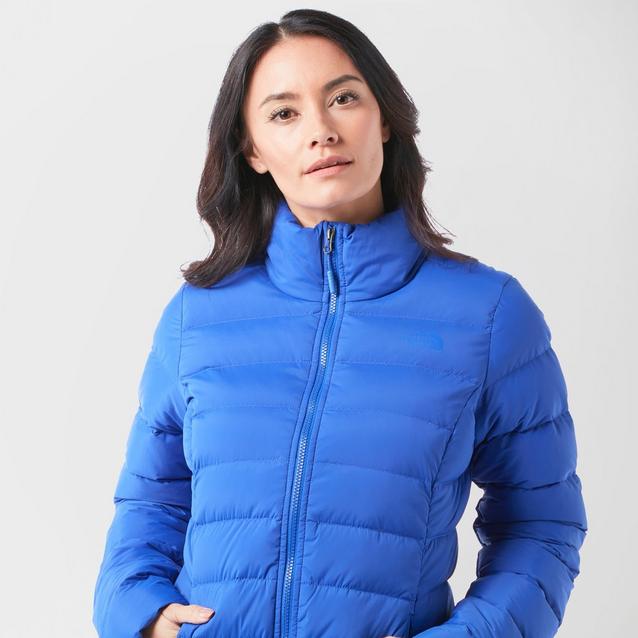 North face stretch down jacket online blue