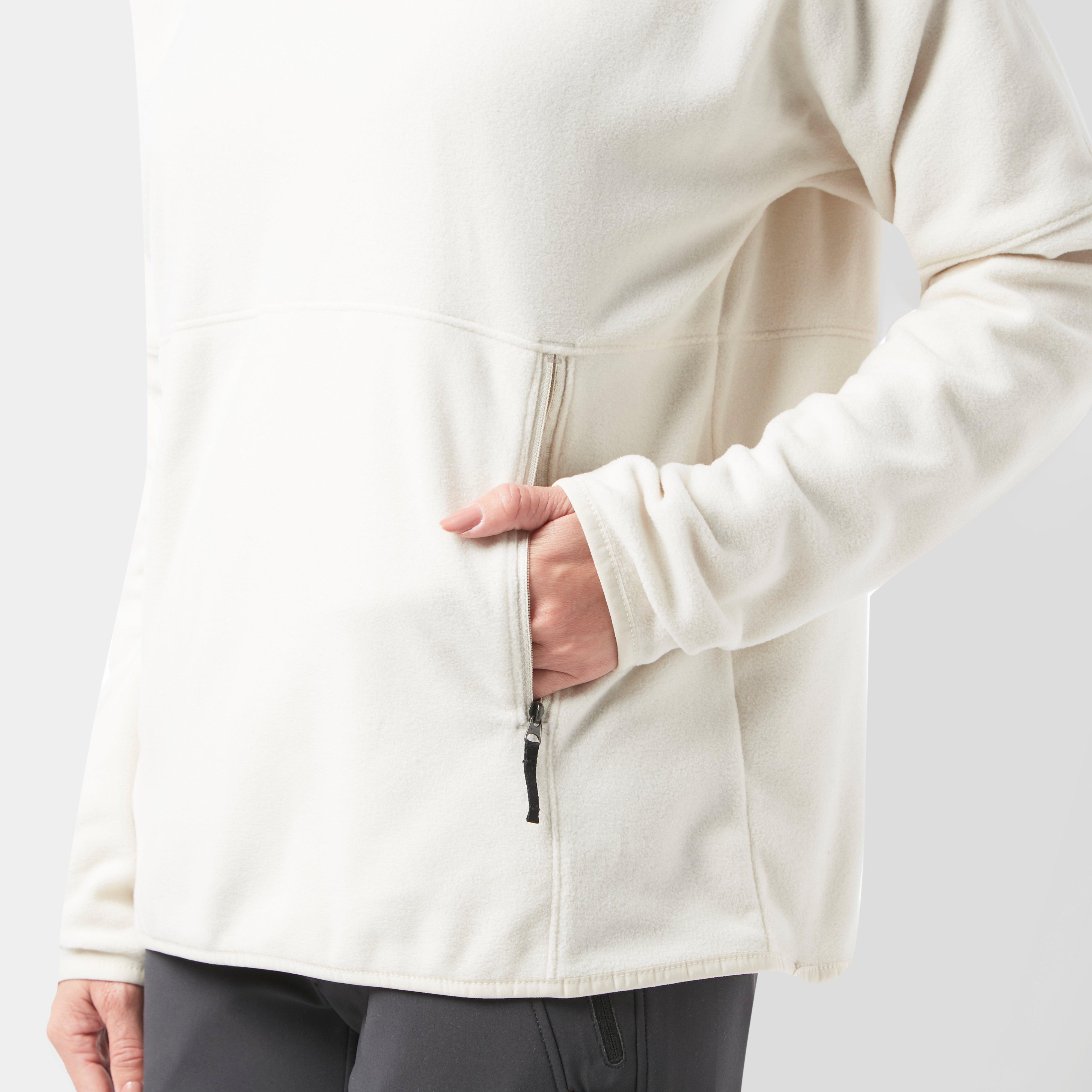 cream north face fleece