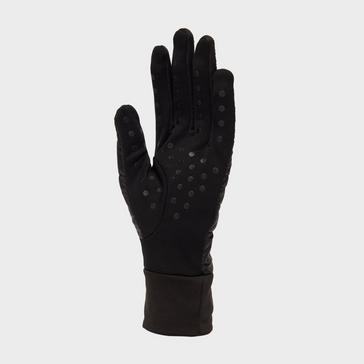 Black Trekmates Women's Stretch Grip Hybrid Glove