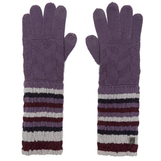 Purple Smartwool Women’s Chevron Gloves image 1