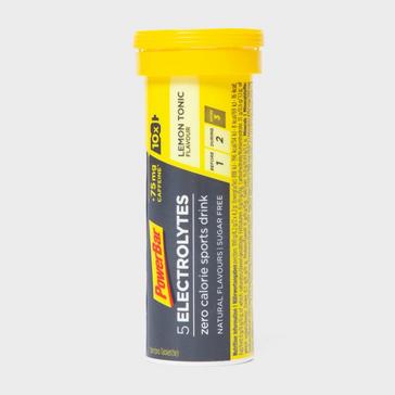 Yellow Powerbar 5Electrolytes Sports Drink Tablets Lemon Tonic